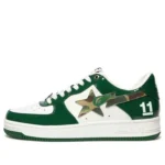 A BATHING APE Bape Sta 'Dark Green Camo White'