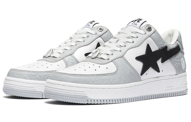 A BATHING APE Bape Sta 'Grey Black' - Image 2