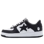 A BATHING APE Bape Sta Low 'Black White'