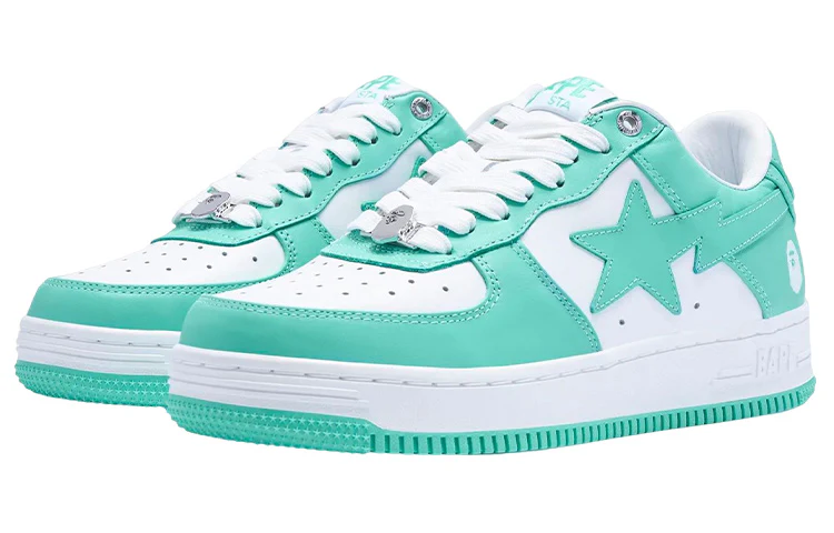 A BATHING APE Bape Sta 'Mint White' - Image 3
