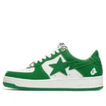 A BATHING APE Bape Sta Patent Leather 'Green White'