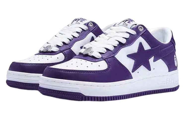 A BATHING APE Bape Sta 'White Purple' - Image 2