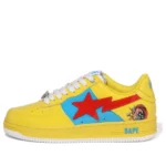 A BATHING APE Bape Sta x Marvel 'Yellow Blue Red'