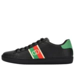 Ace Elastic Web 'Interlocking G - Black'