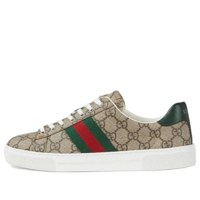 Ace Sneaker With Web 'Beige Ebony GG Supreme'