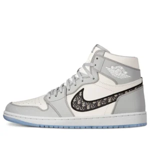 Air Jordan 1 High OG x Dior ‘White Wolf Grey’