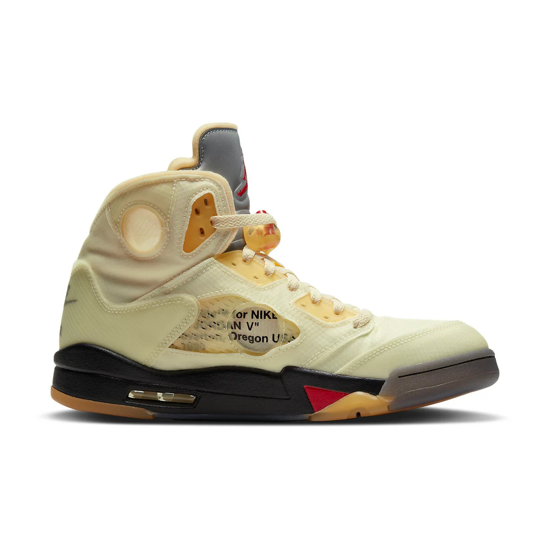 Air Jordan 5 x Off-White SP 'Sail' - Image 5