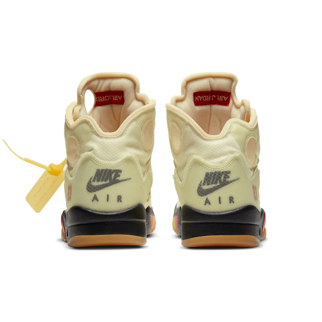 Air Jordan 5 x Off-White SP 'Sail' - Image 3