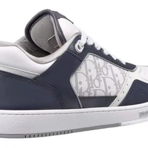 B27 Low-Top Sneaker ‘Deep Blue and White Smooth Calfskin’