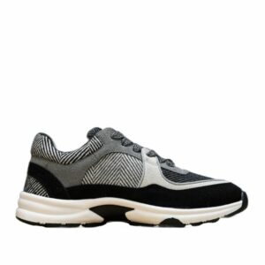 Low-Top Sneaker ‘Grey Chevron Tweed’