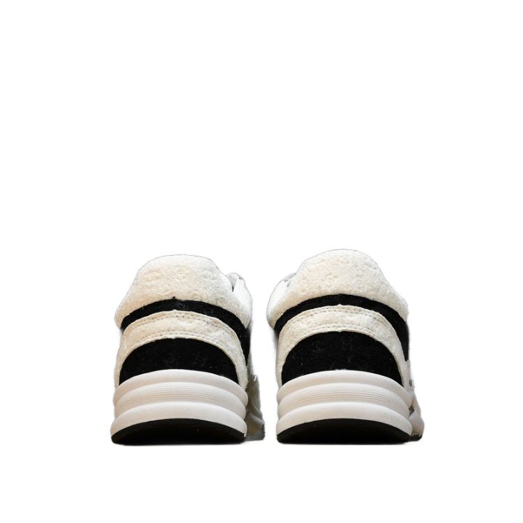 Low-Top Sneaker 'White & Black Suede' - Image 4