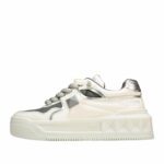 One Stud XL 'White Grey Silver'