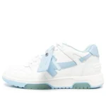 Out Of Office Leather Sneakers 'White Blue'