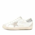 Super-Star 'White Silver Glitter Heel'