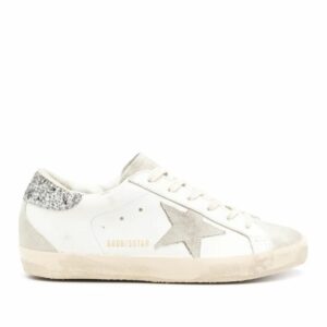 Super-Star ‘White Silver Glitter Heel’