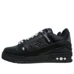 Trainer Sneakers 'Black Monogram'
