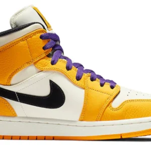 Air Jordan 1 Mid ‘Lakers Gold’