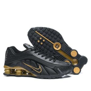 Shox R4 ‘Black Metallic Gold’