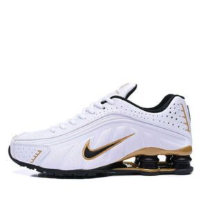 Shox R4 ‘White Metallic Gold’
