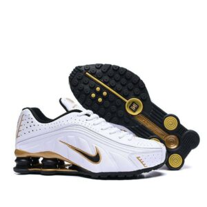 Shox R4 ‘White Metallic Gold’
